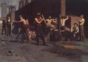 Thomas Anshutz The Ironworkers' Noontime oil on canvas